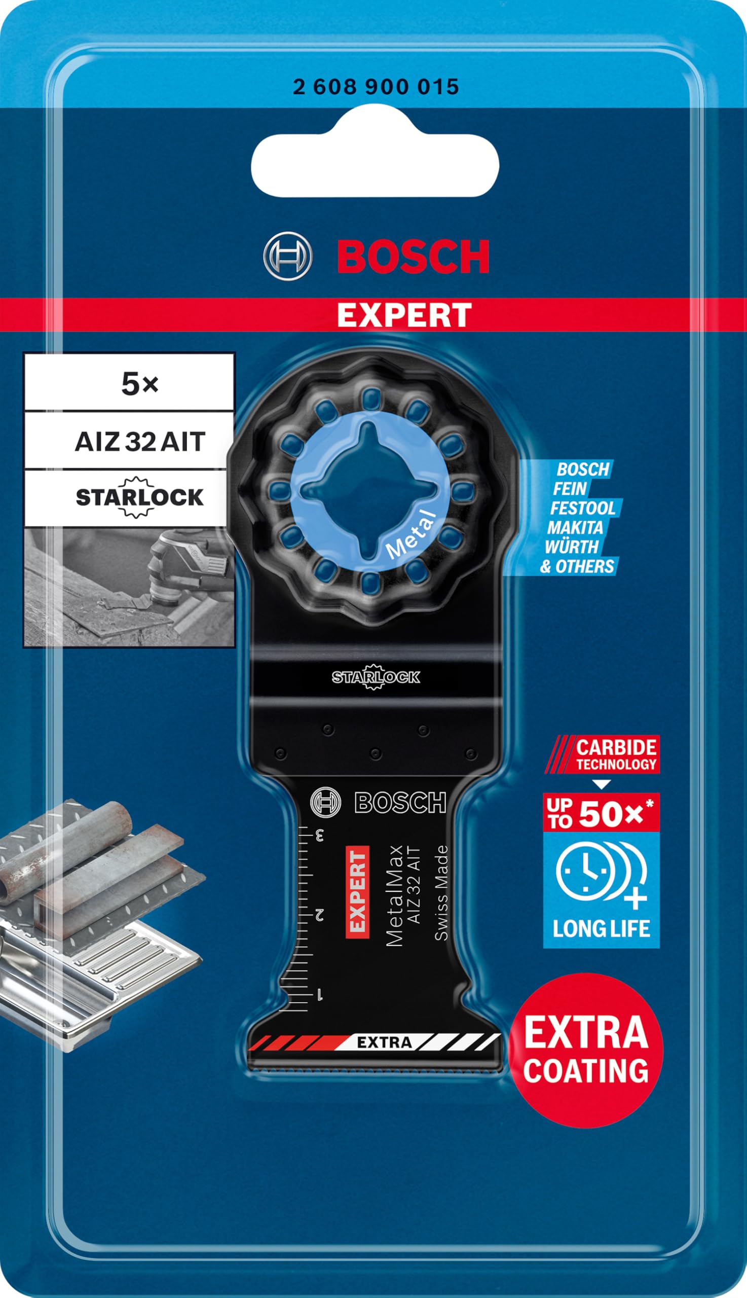 Bosch EXPERT MetalMax AIZ 32 AIT lame métal 1 pièce