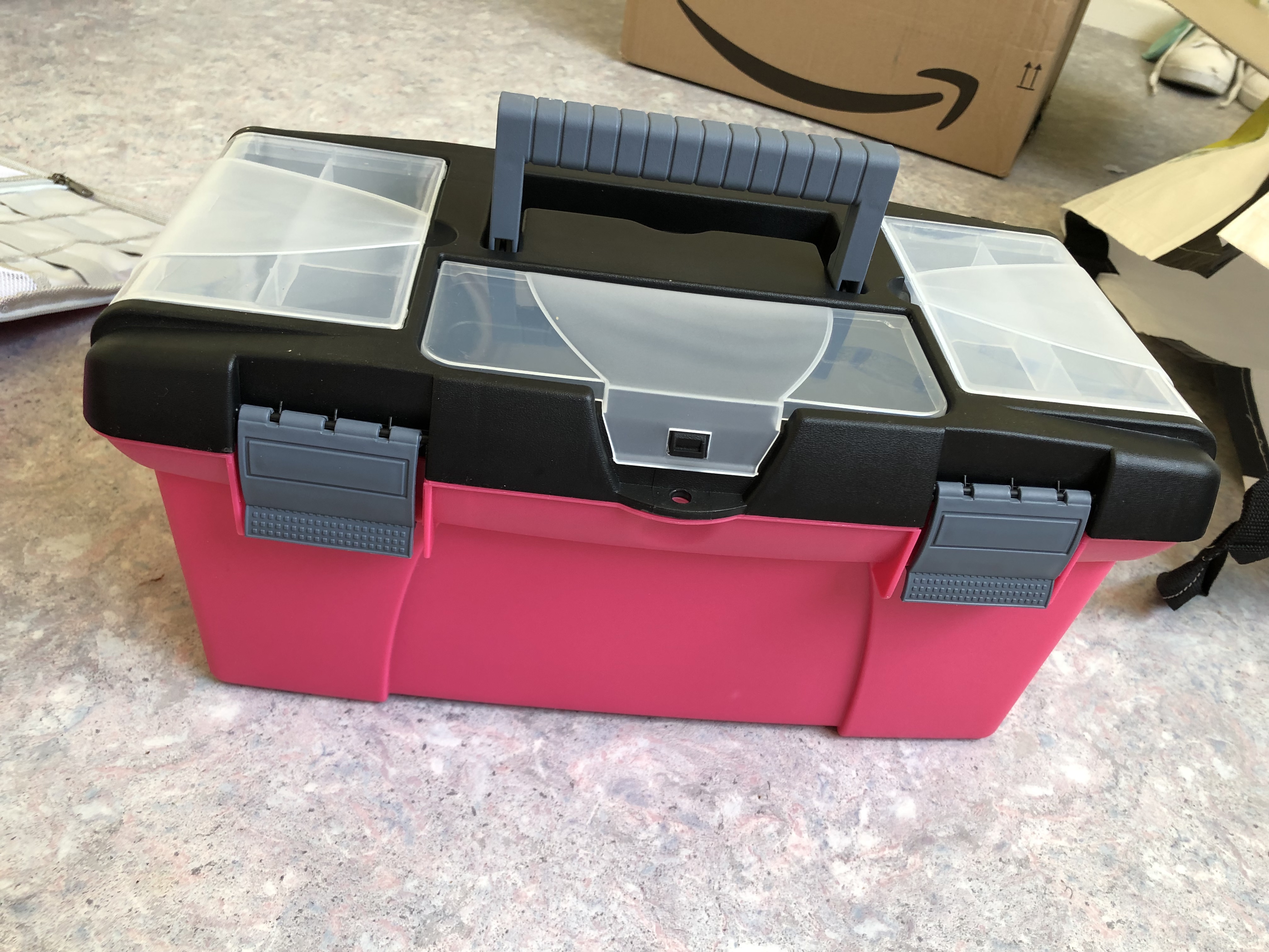 Hi-Spec Tool Kits boîte à outils 170 pièces rose maison