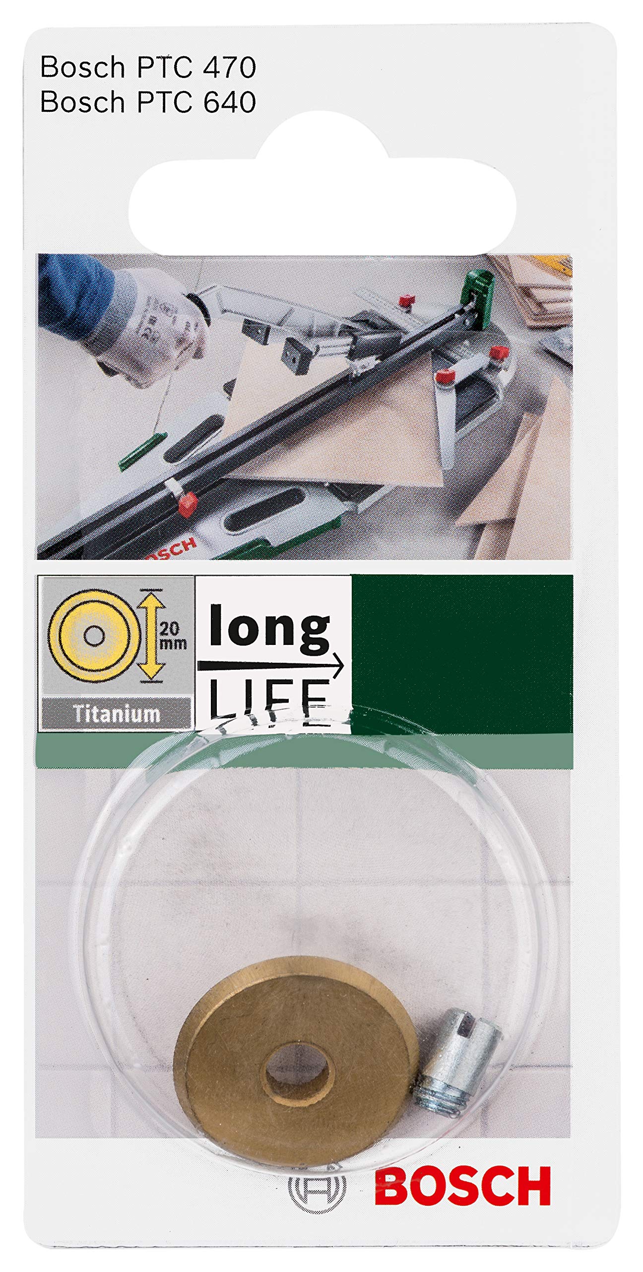 Bosch Roue coupe carreaux rechange 20mm titane PTC