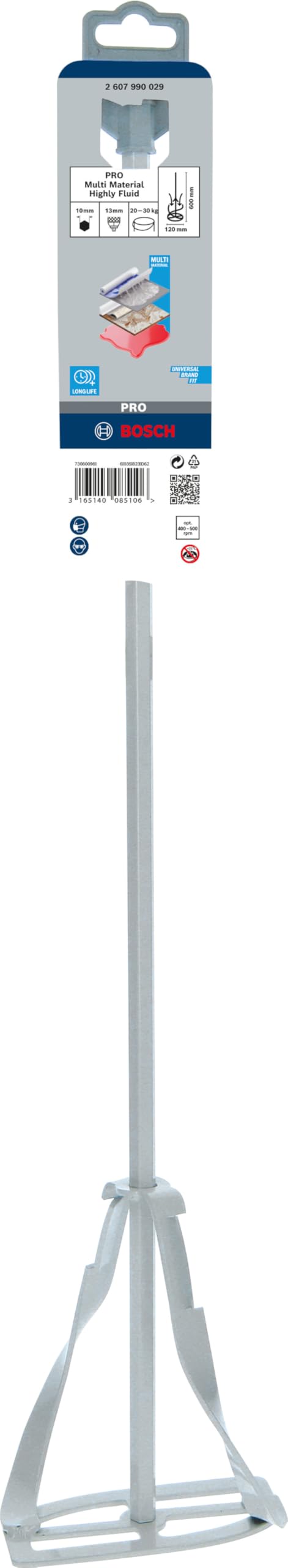 Bosch Malaxeurs Malaxeur léger 120 mm mélangeur peinture