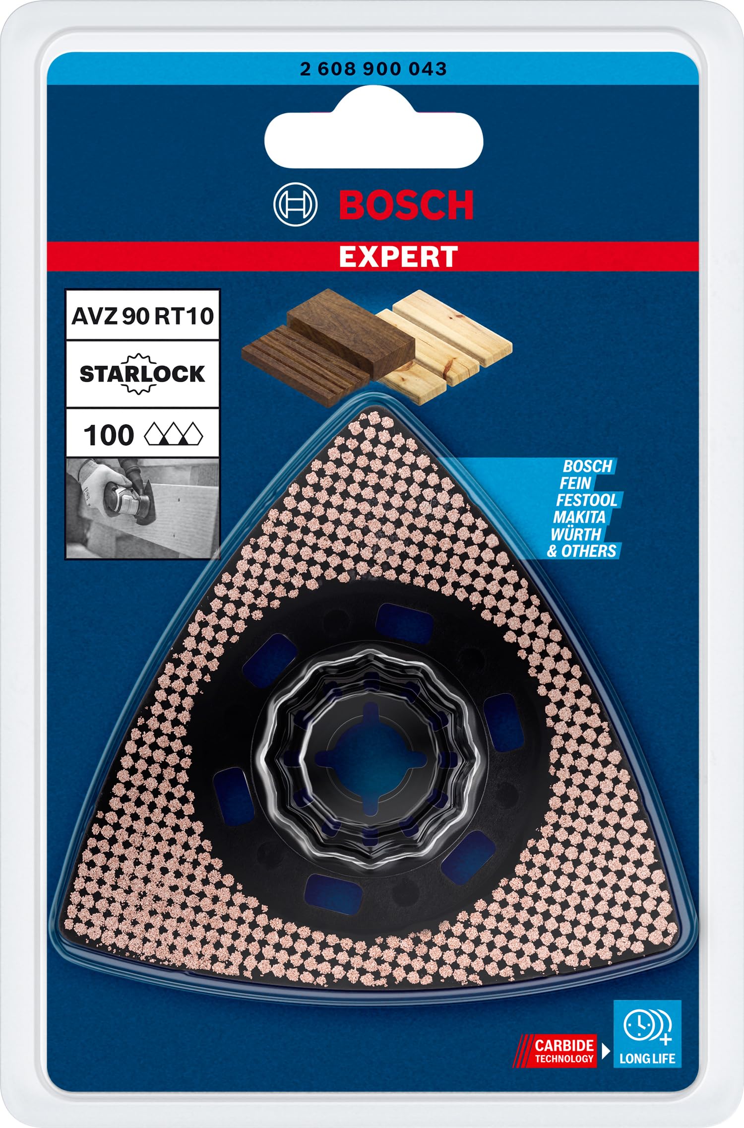 Bosch EXPERT AVZ 90 RT10 plateau ponçage 90 mm
