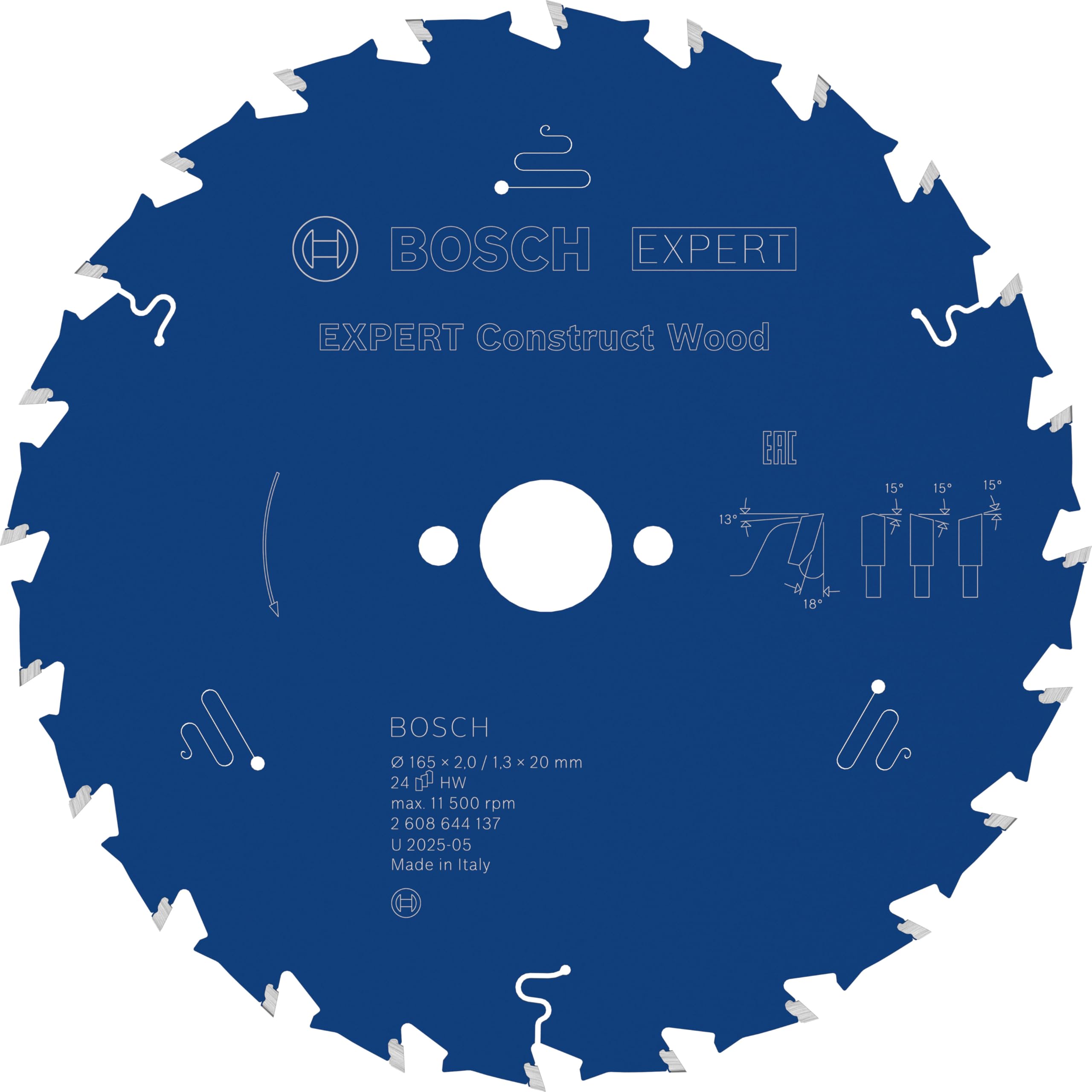 Bosch EXPERT Construct Wood lame scie circulaire 190 mm