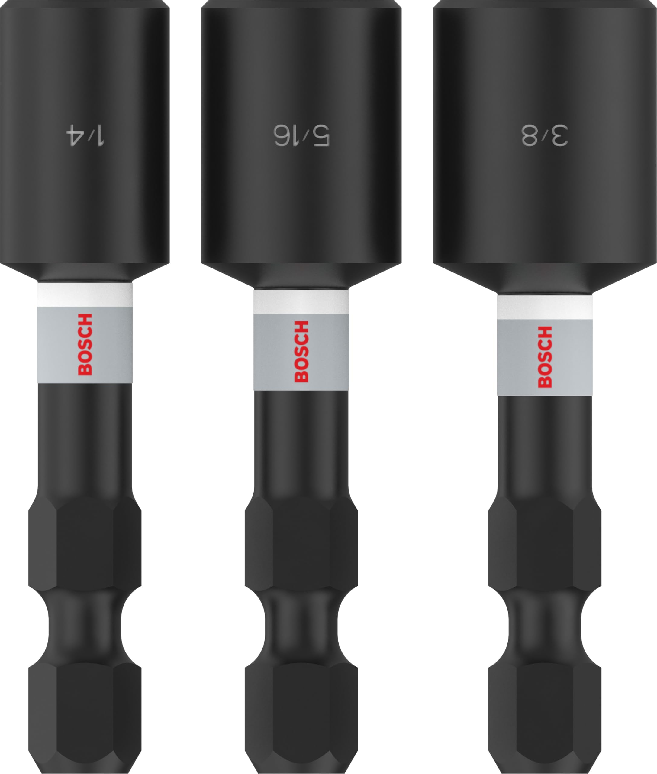 Bosch PRO Nutsetter douille à choc 1/4" 5/16" 3/8" lot 3