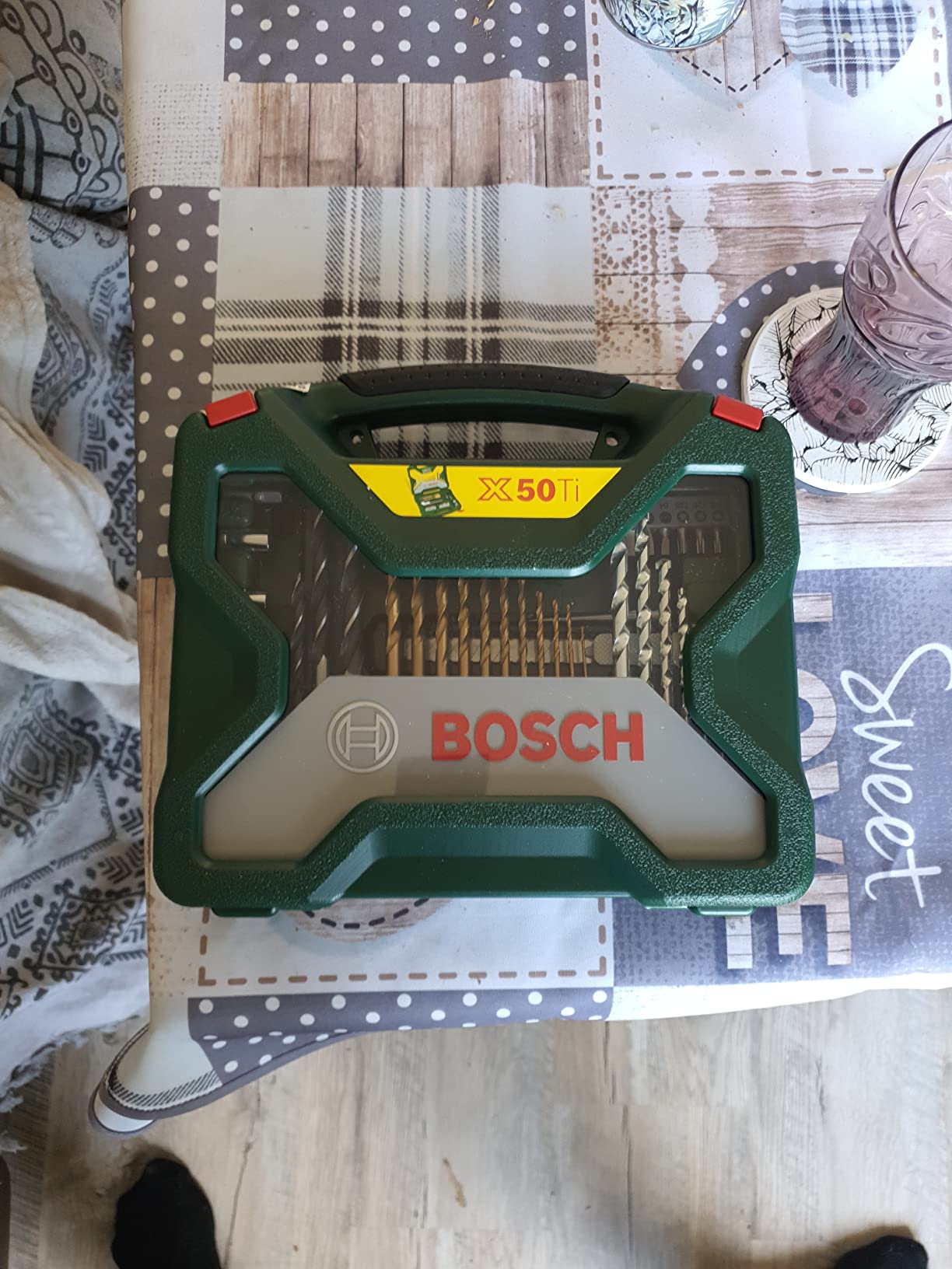 Bosch X-Line coffret forets embouts 50 pièces titane