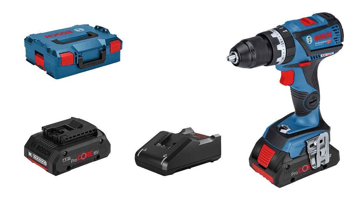 Bosch GSB 18V-60 C perceuse-visseuse percussion 2x4,0Ah 60Nm