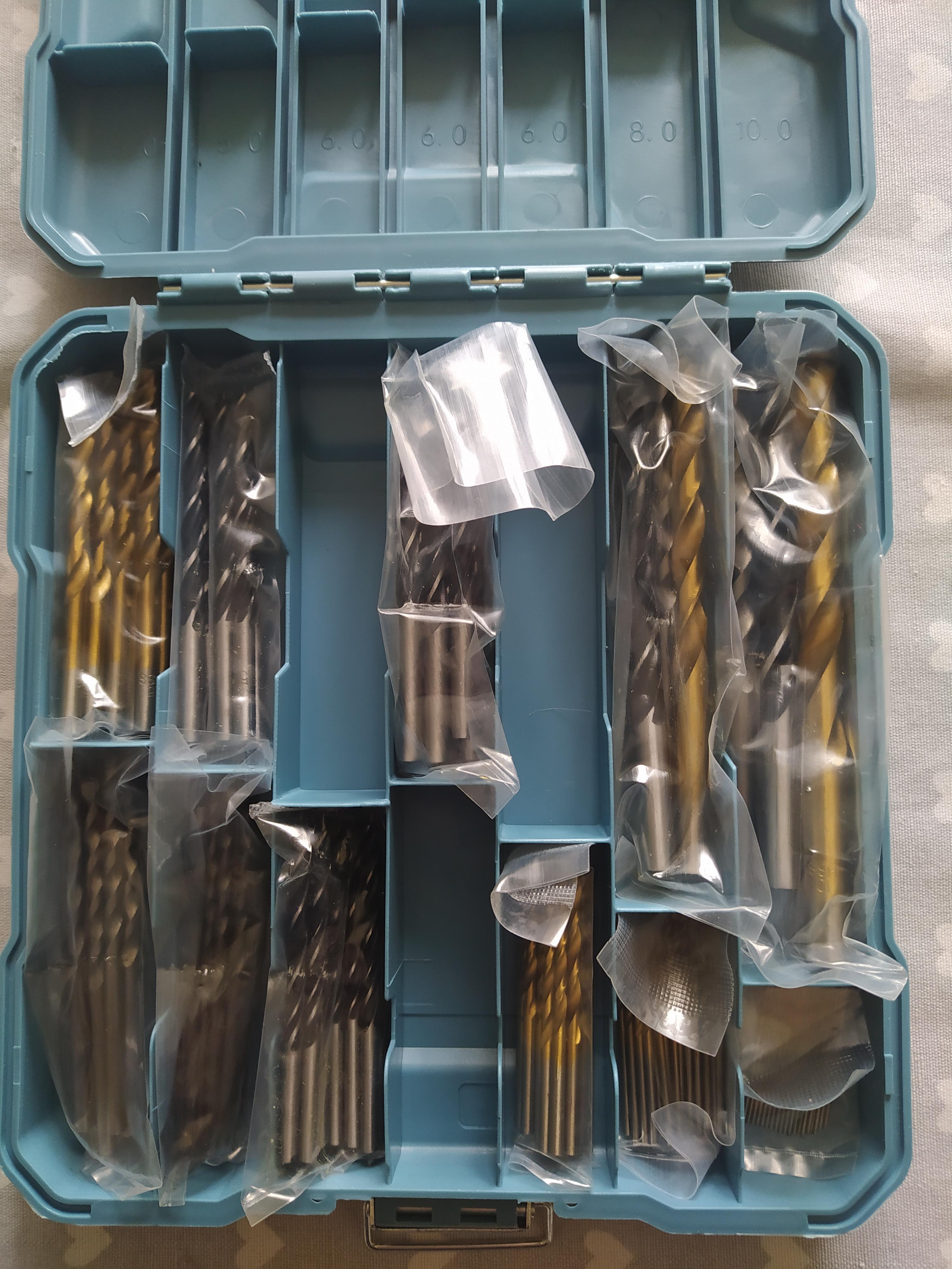 Hi-Spec Screwdriver Bit Sets 130 pièces coffret HSS titane