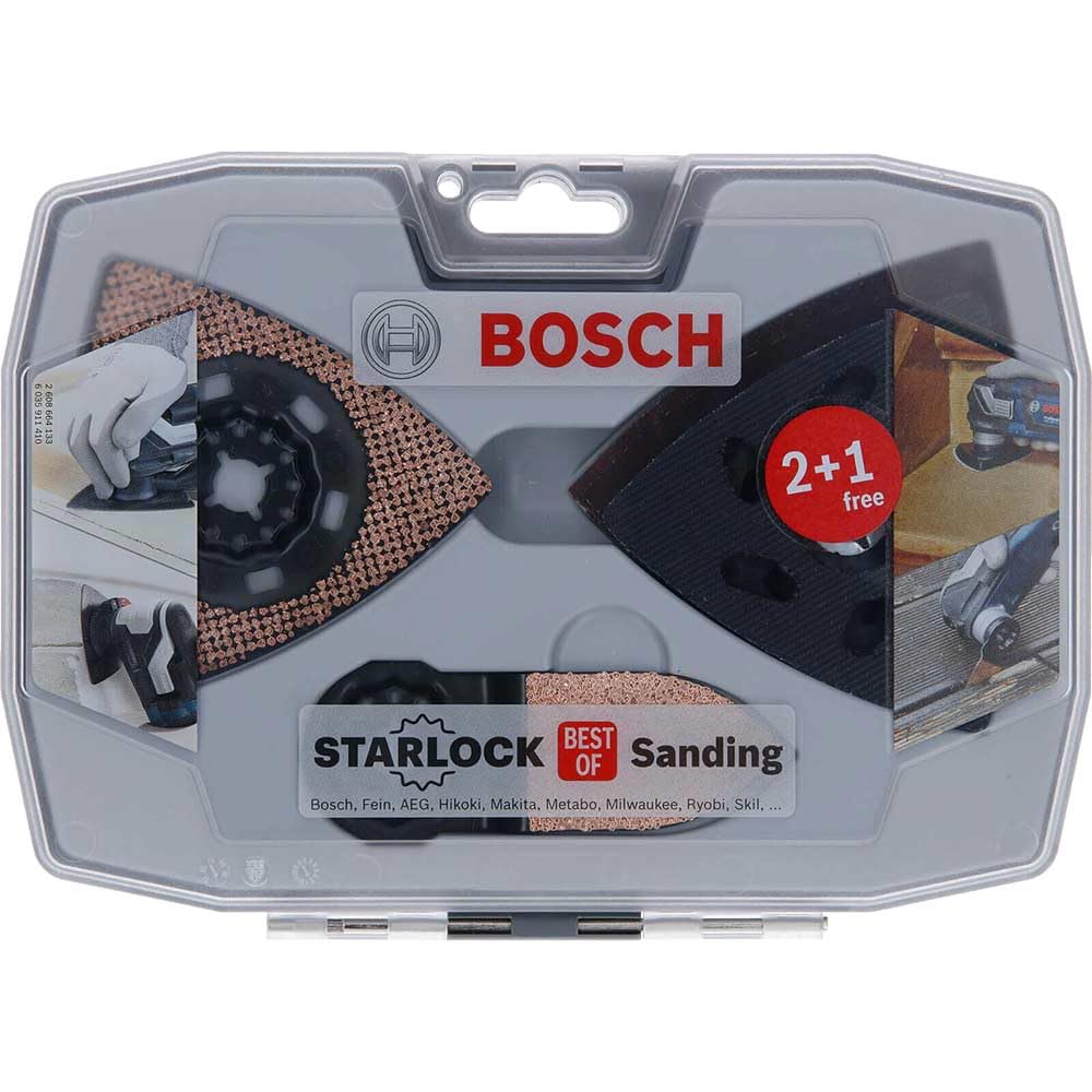 Bosch Starlock Kit ponçage Best of Sanding 6 pcs