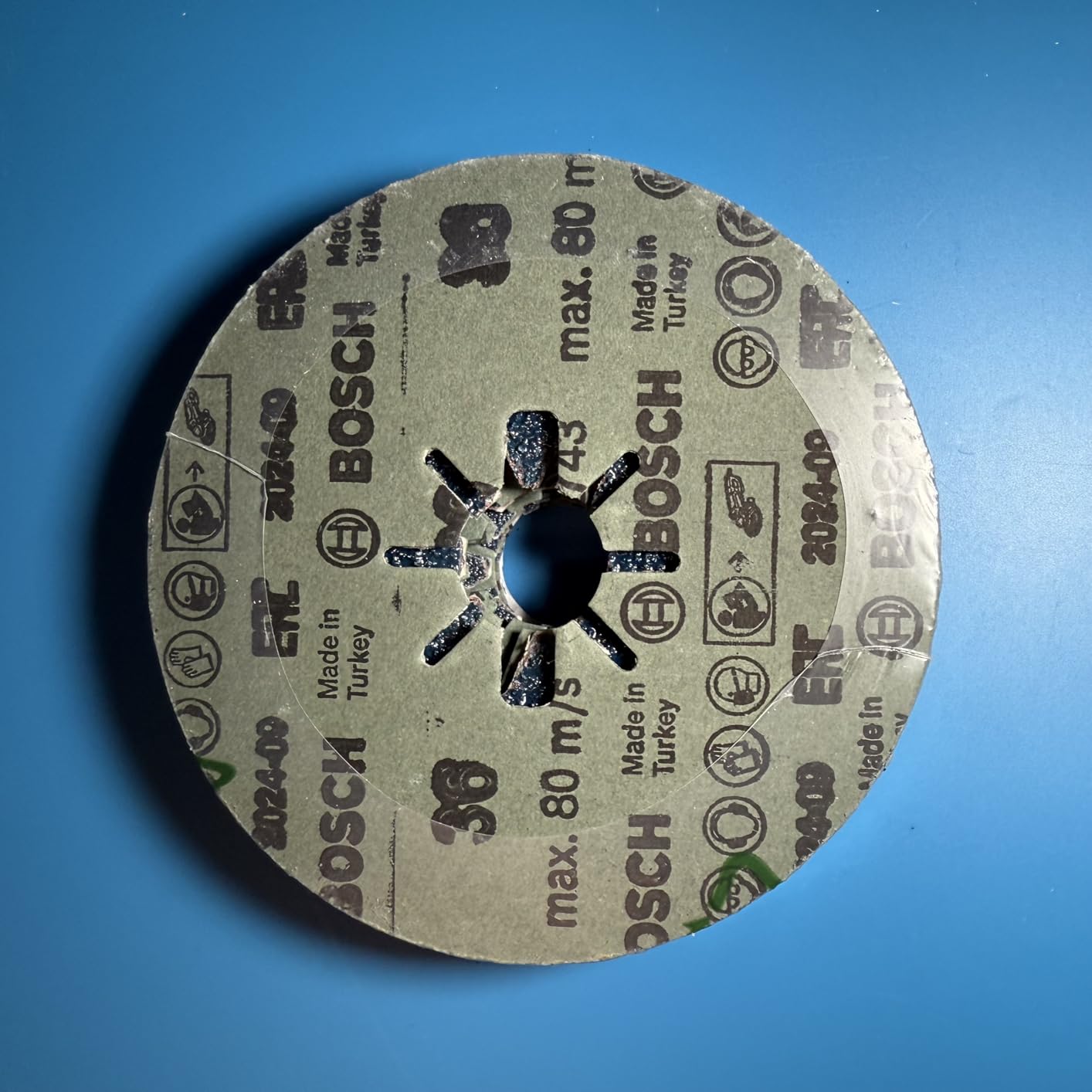Bosch PRO R574 disque fibre X-Lock 125 mm acier lot 12