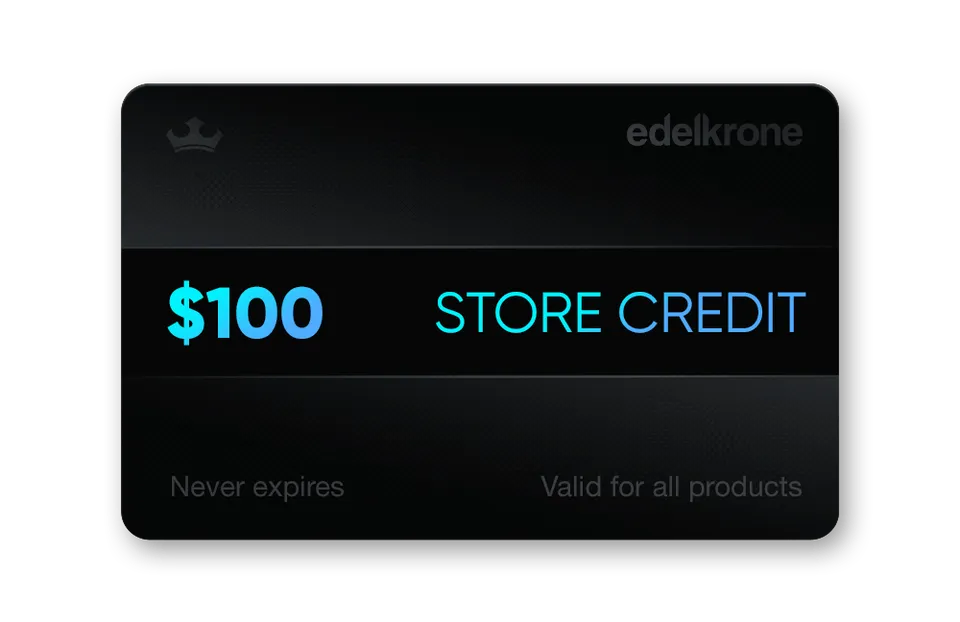 Edelkrone Store Credit carte cadeau 100 dollars vidéo