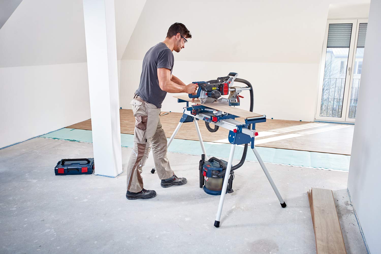 Bosch GCM 18V-216 scie à onglets 2x ProCORE 8.0Ah