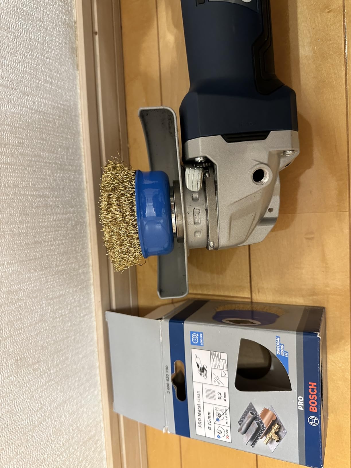 Bosch PRO Metal clean brosse boisseau X-Lock 75 mm acier