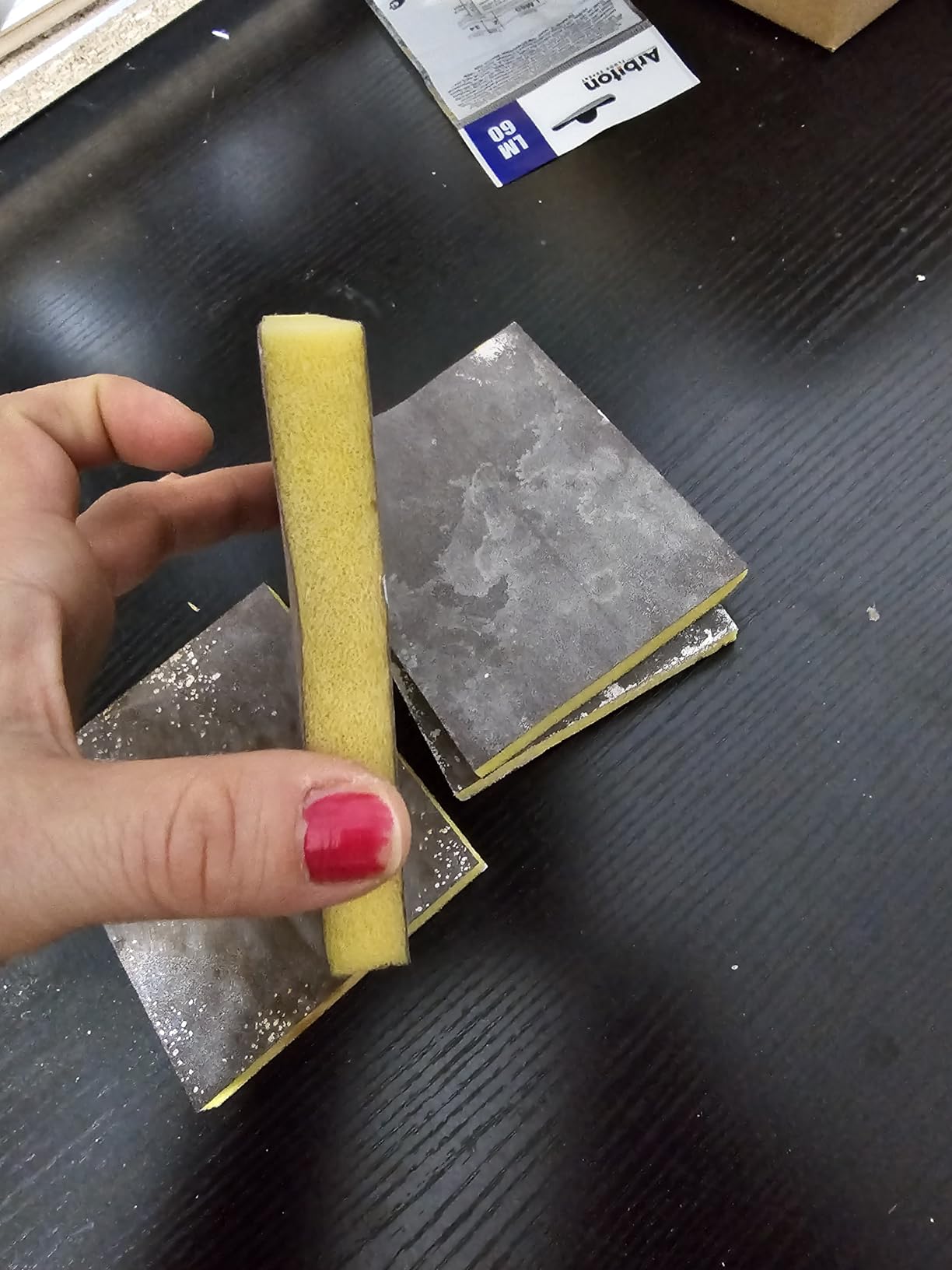 Bosch Expert S473 plateau ponçage manuel 98x120 mm grain fin