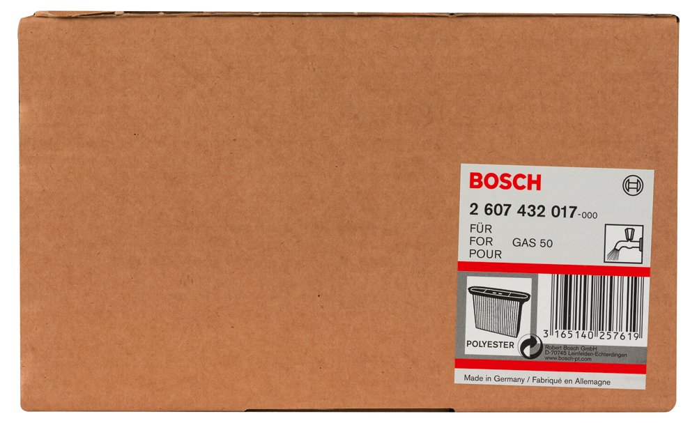 Bosch Filtre Plissé Polyester 8600 cm GAS 50 M