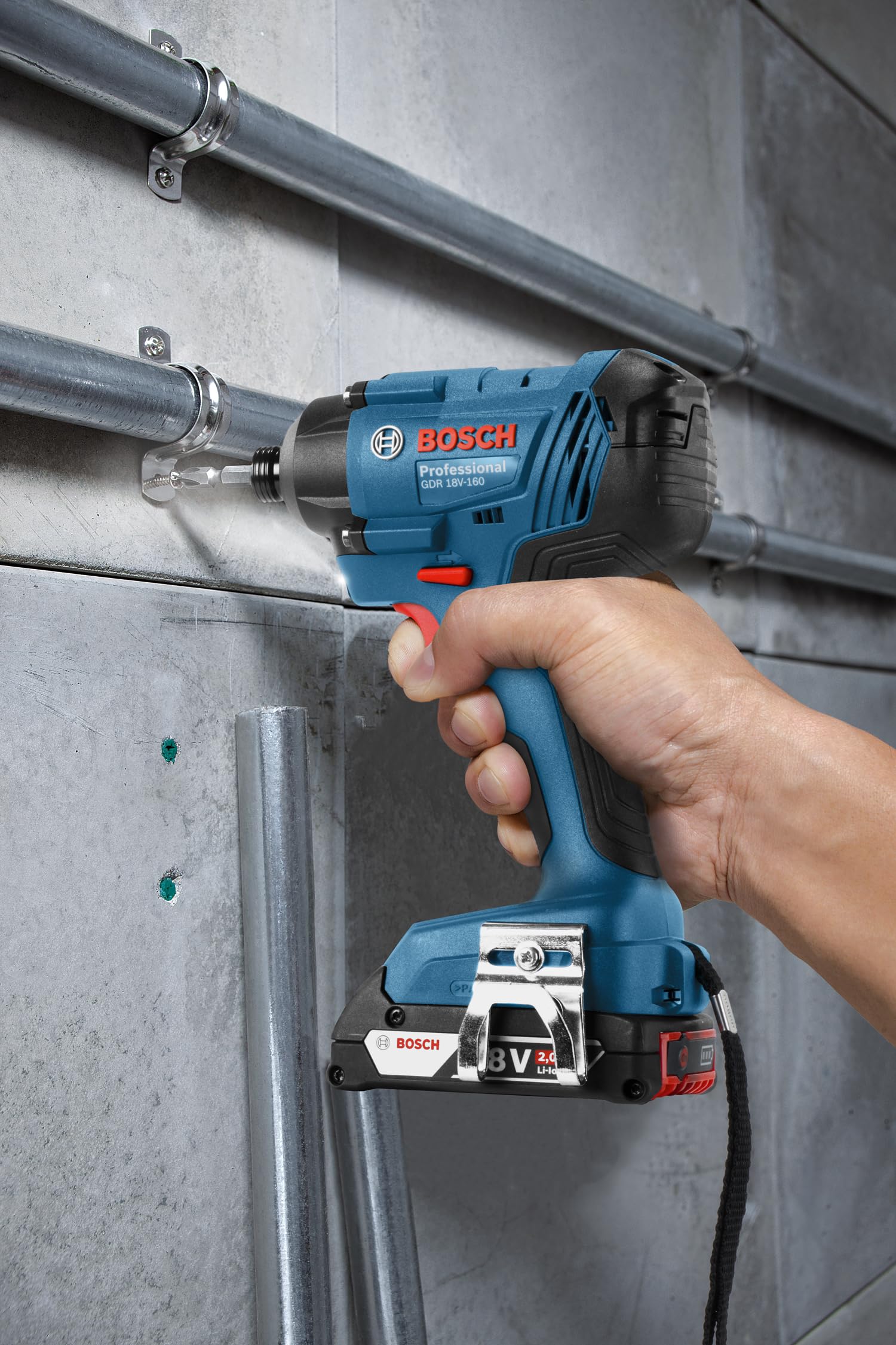 Bosch GDR 18V-160 C visseuse à chocs 18V 2x2,0Ah