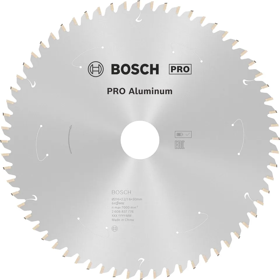 Bosch Expert lame scie circulaire alu 216 mm 64 dents