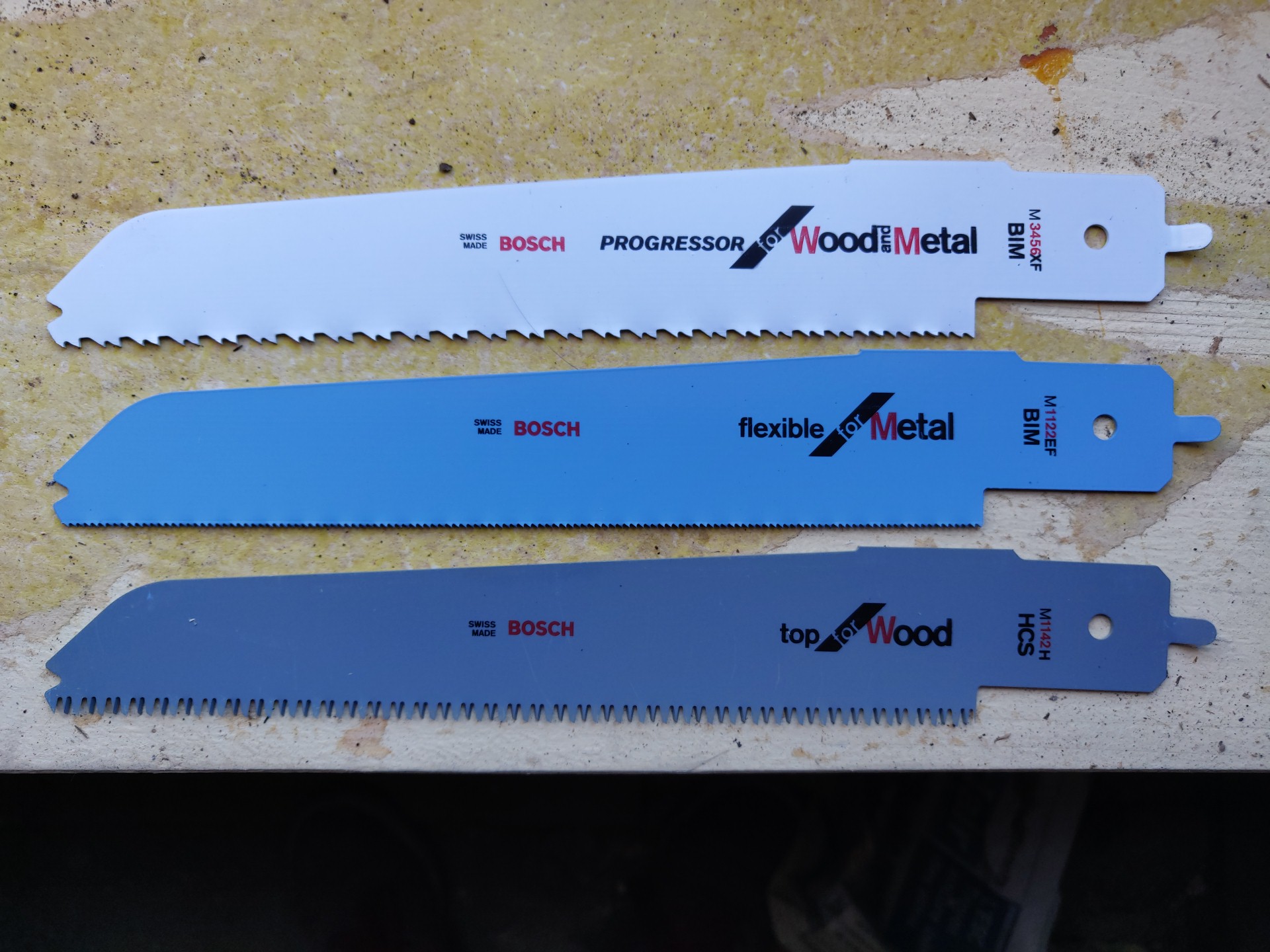 Bosch Lames scie sauteuse 3 pièces bois métal plastique
