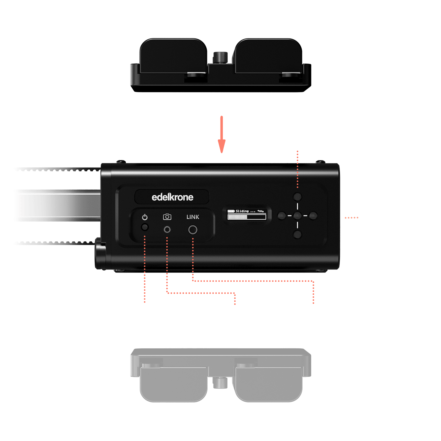 Edelkrone Krone S Bundle slider SliderPLUS v6 Essentials