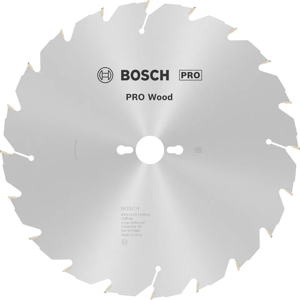 Bosch Pro Wood 315 mm lame scie circulaire stationnaire