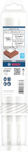 Bosch PRO SDS plus-4C coffret forets burins 8 pièces
