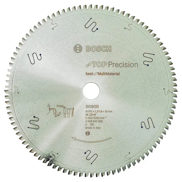Bosch 2608642099 lame scie circulaire 305 mm 96 dents