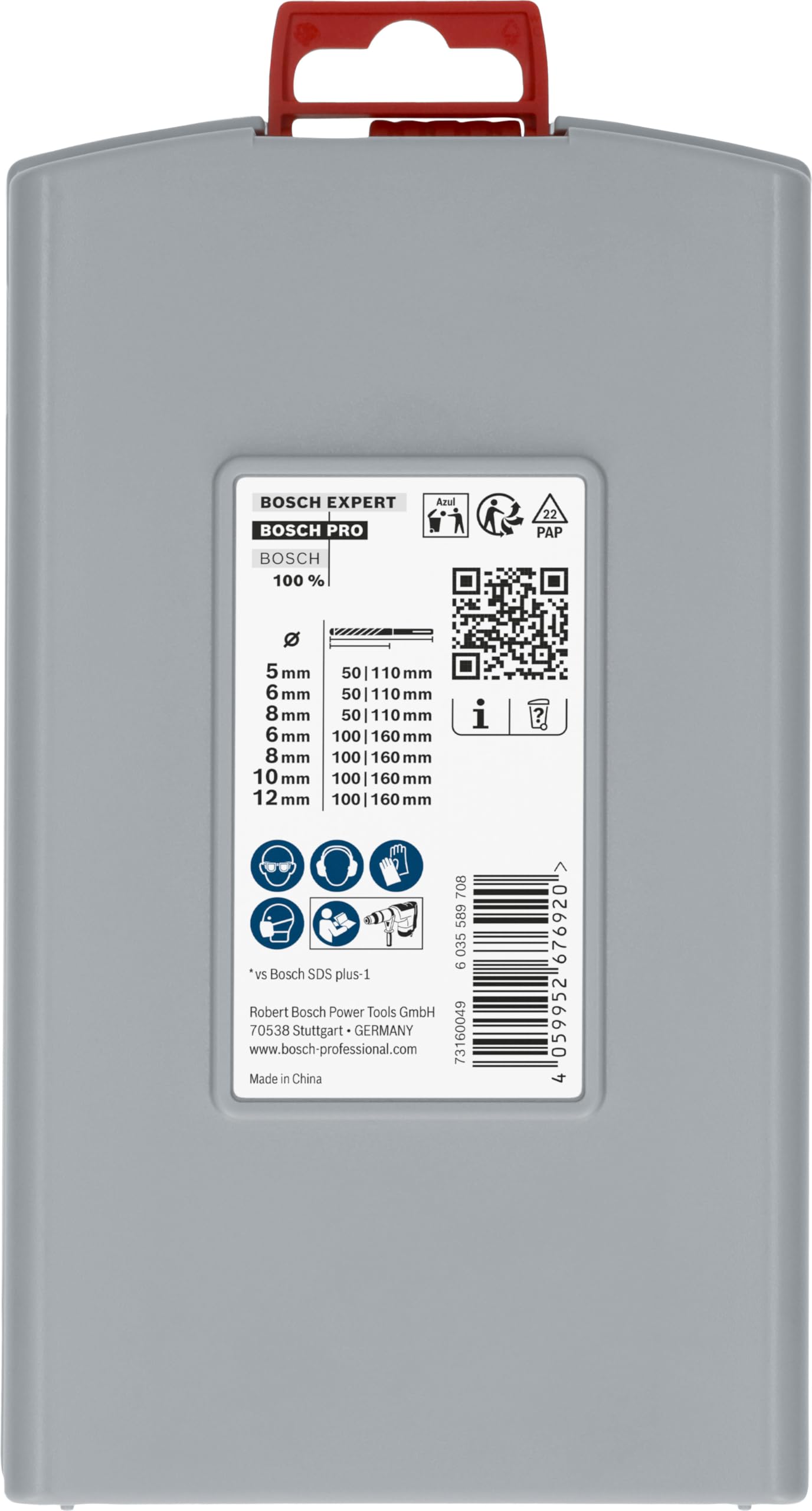 Bosch PRO SDS plus-5X coffret forets beton 7 pieces