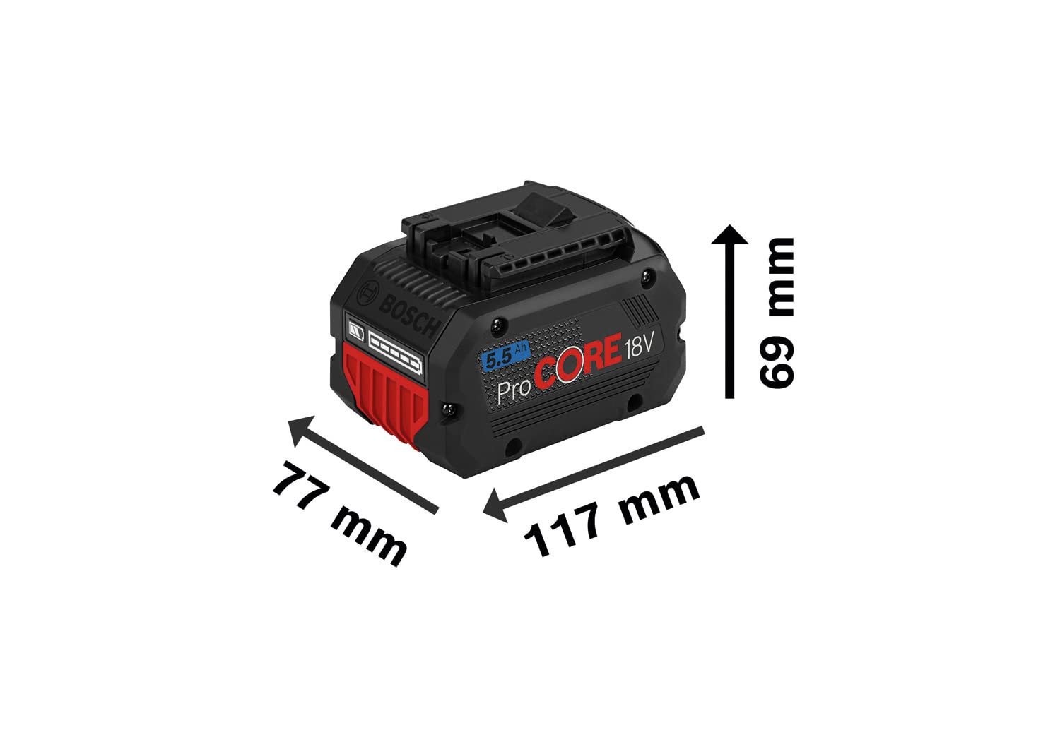 Bosch ProCORE18V batterie 18V 5.5Ah