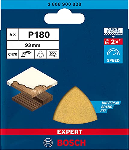 Bosch EXPERT C470 abrasif delta 93mm G180 x5