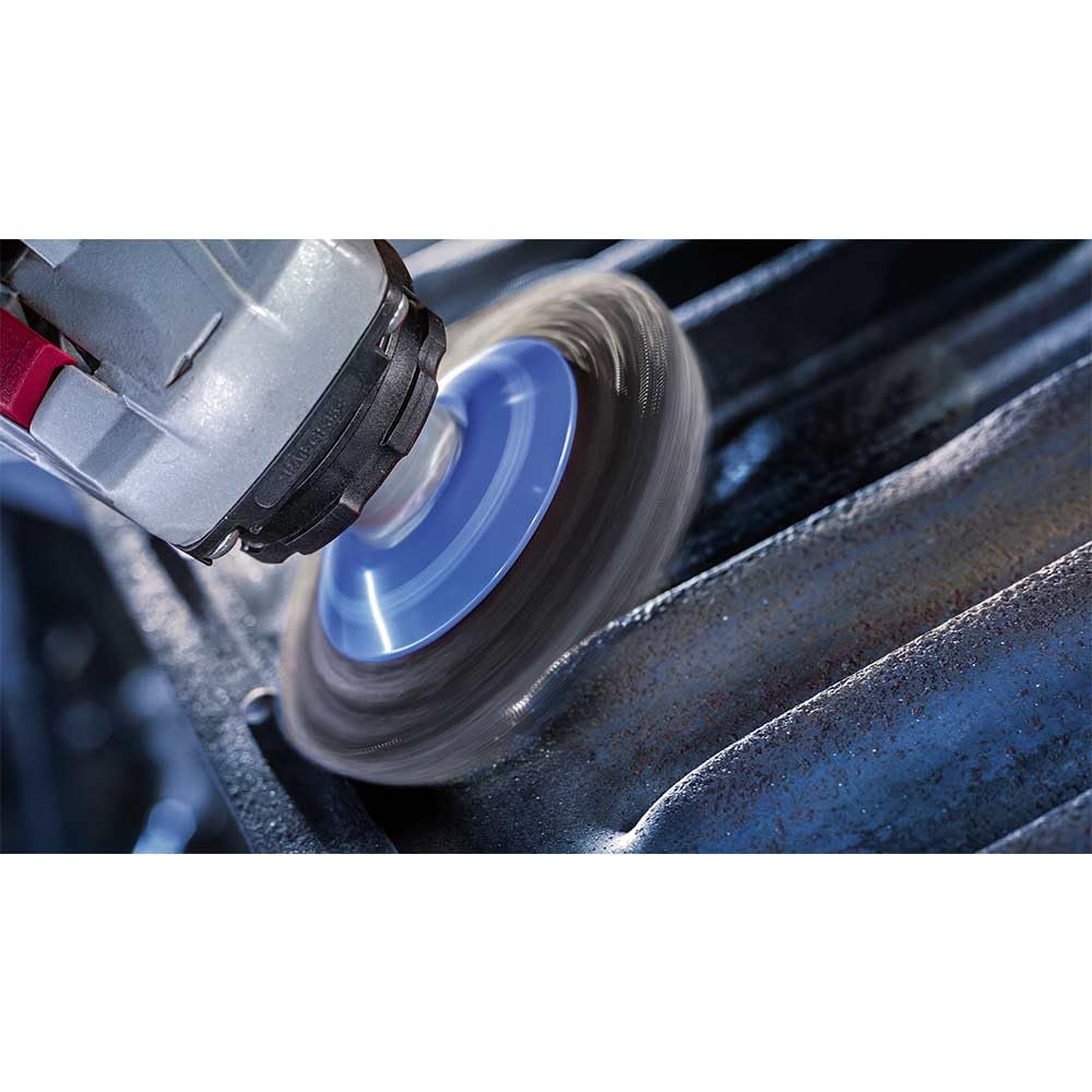 Bosch PRO Steel brosse conique 100 mm M14 fils torsadés acier
