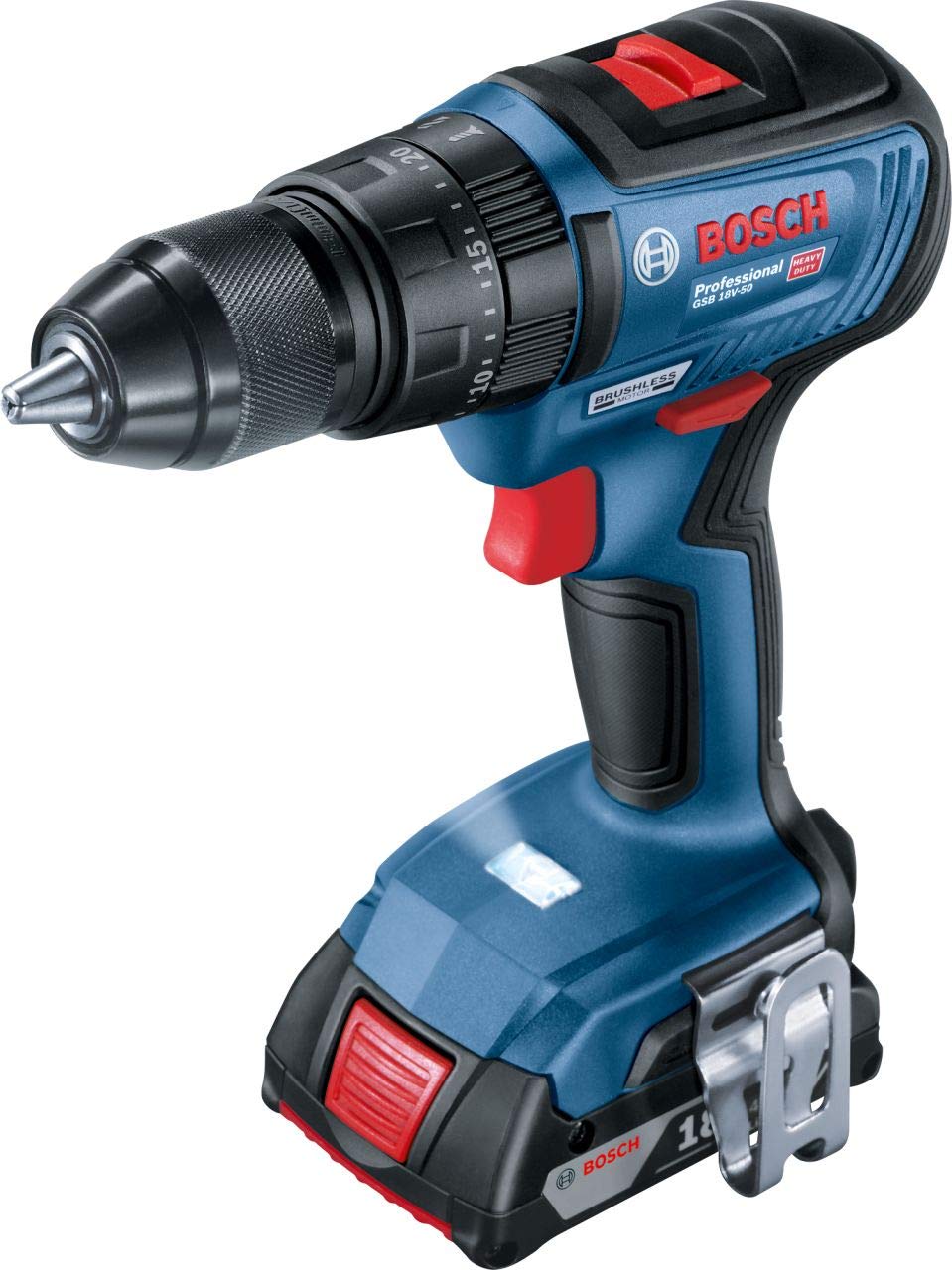 Bosch GSB 18V-50 perceuse percussion 18V 2.0Ah Li-Ion