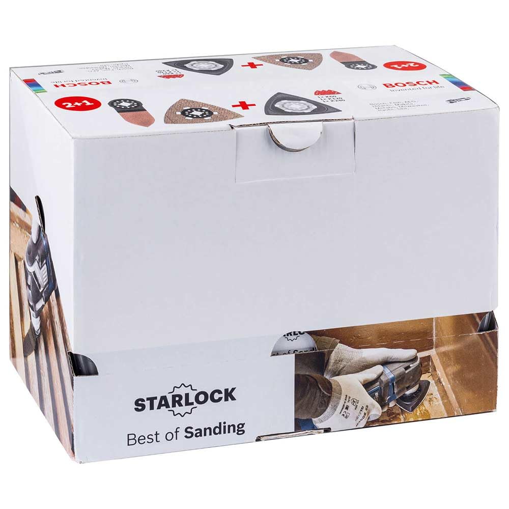 Bosch Starlock Kit ponçage Best of Sanding 6 pcs