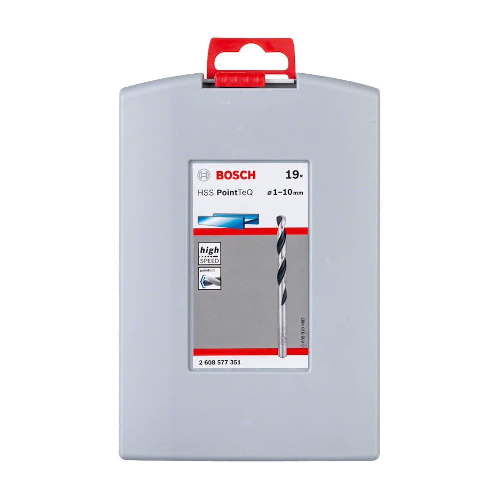 Bosch Forets PointTeQ coffret 19 forets métal 1-10 mm