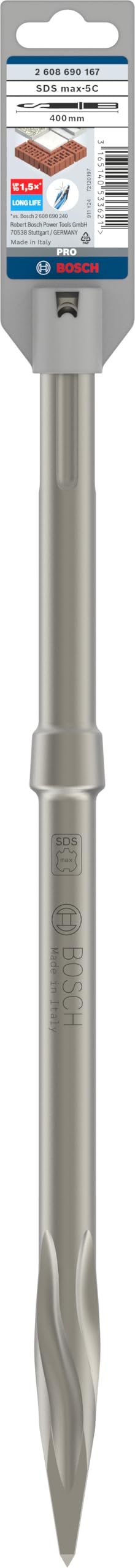 Bosch Burins PRO SDS max-5C burin pointu 400 mm 1 pièce