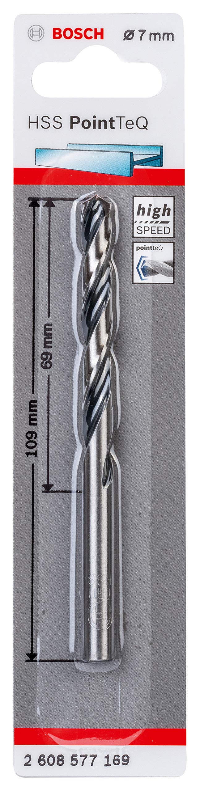 Bosch PointTeQ Coffret 25 forets HSS métal 1-13 mm