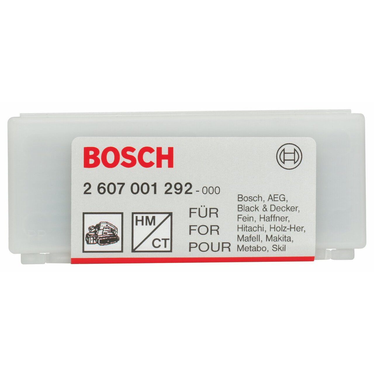 Bosch fer de rabot carbure 82 mm réversible 35°