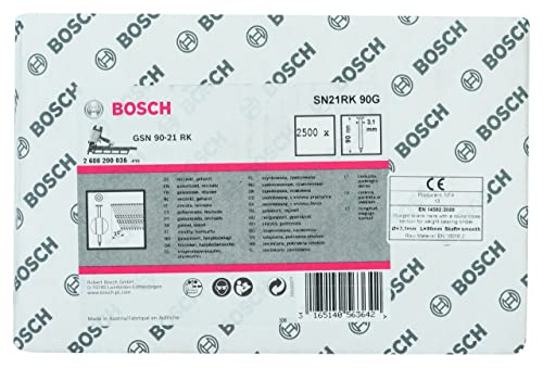 Bosch PRO SN21FH clous en bande 21° 60 mm 2,8 mm