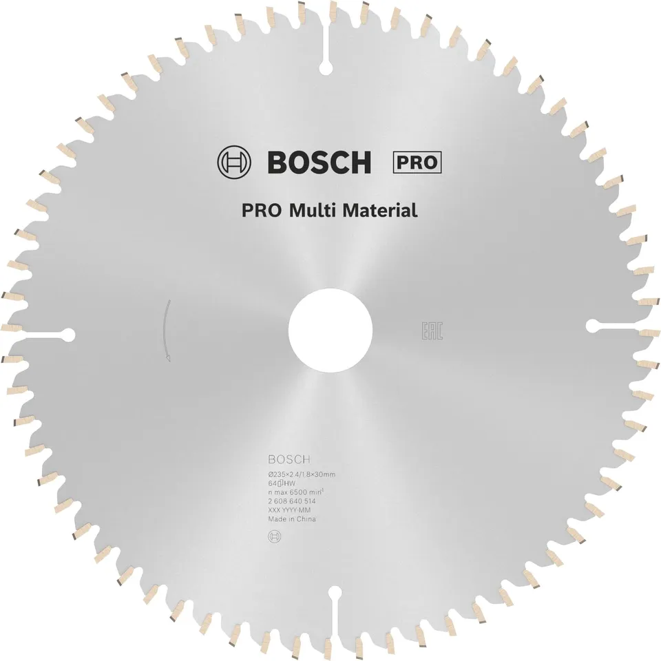Bosch PRO Multi Material lame scie circulaire 235 mm alu plastique