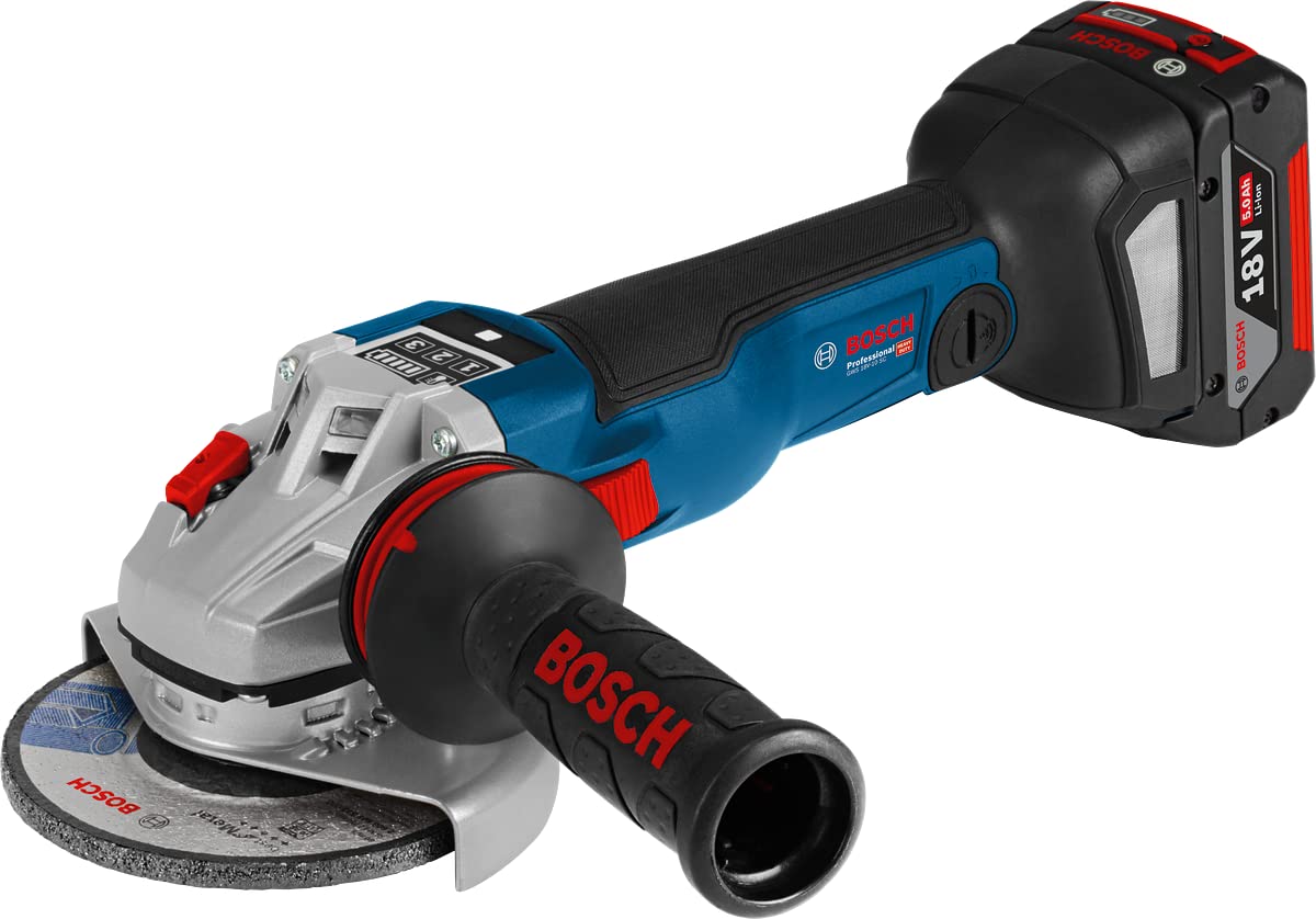 Bosch GWS 18V-10 meuleuse angulaire 125 mm 2x5,0 Ah