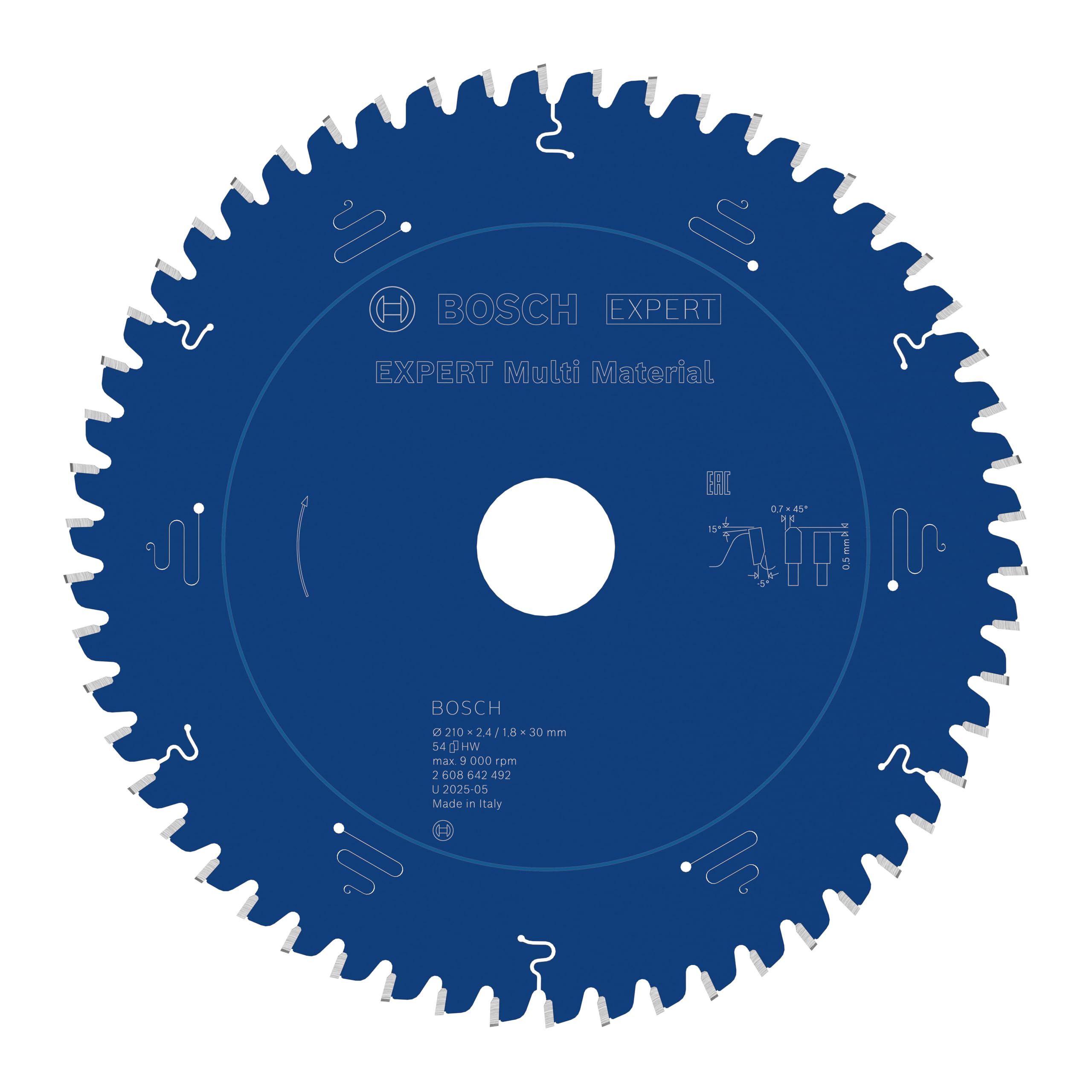 Bosch Expert lame scie circulaire 216 mm 64 dents