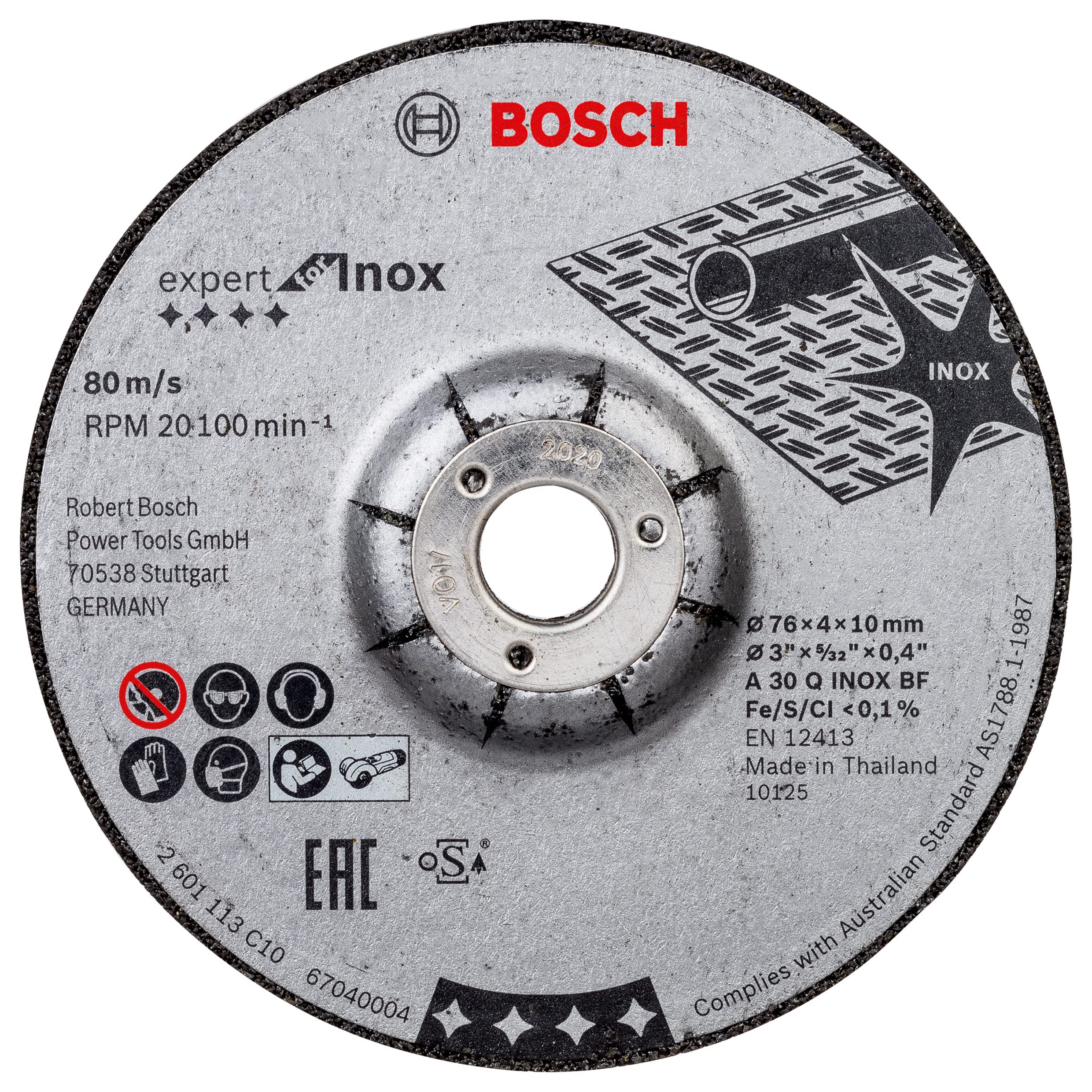 Bosch Set 9 Disques 76 mm GWS-12V + Mini L-BOXX