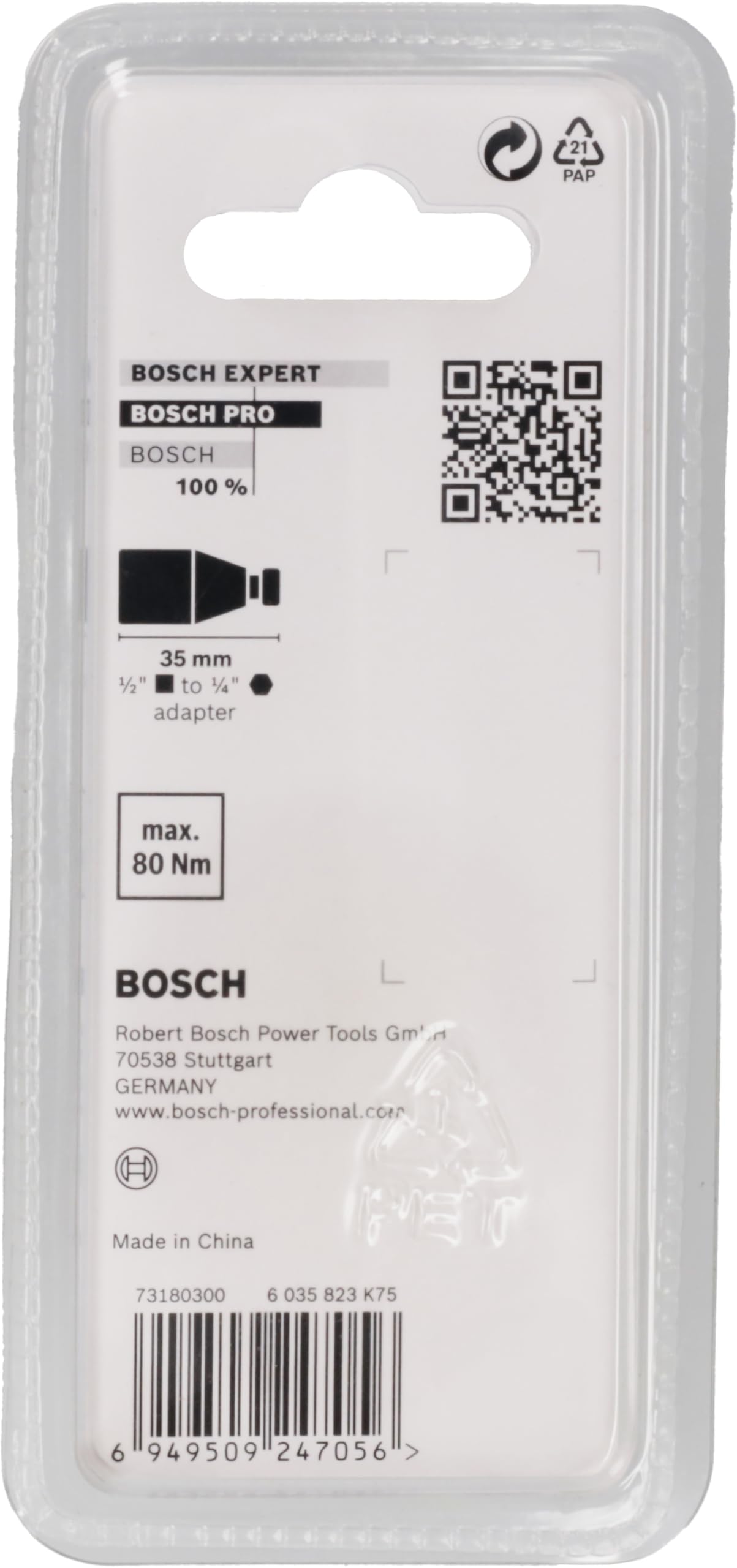 Bosch PRO Impact adaptateur embout 1/2" 143 mm