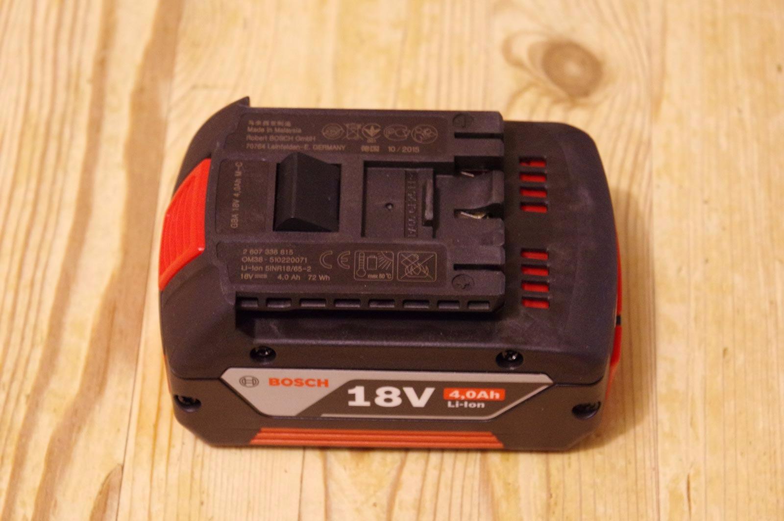 Bosch GBA 18V 4.0Ah batterie 18V 4,0 Ah Professional