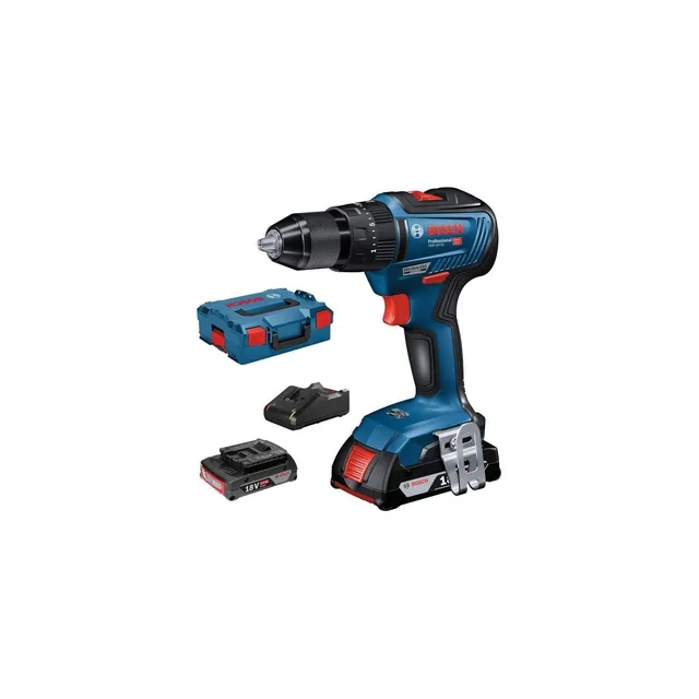 Bosch GSB 18V-55 perceuse percussion 18V 2x2Ah L-Case