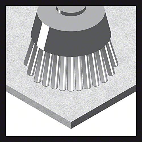 Bosch PRO Steel brosse boisseau acier 100mm M14 fils ondulés