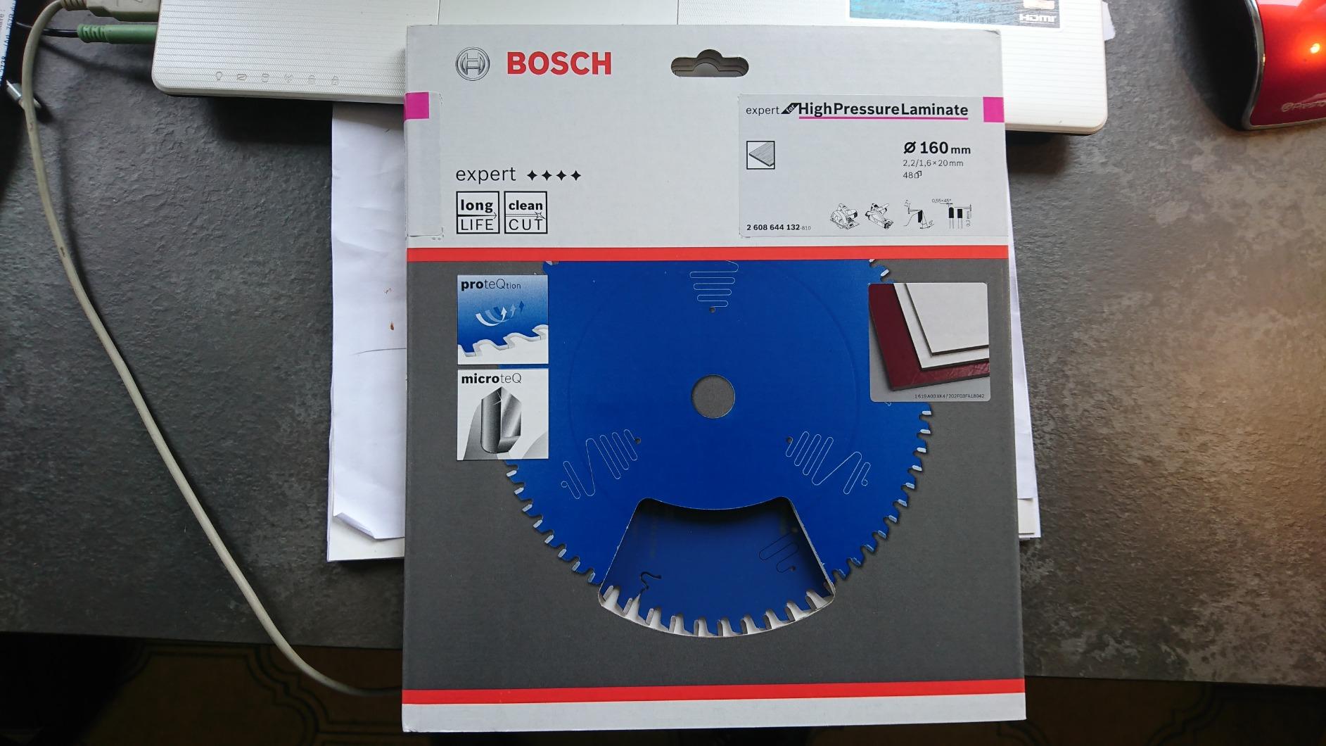 Bosch Expert Lame scie circulaire 160x20mm T48 stratifié