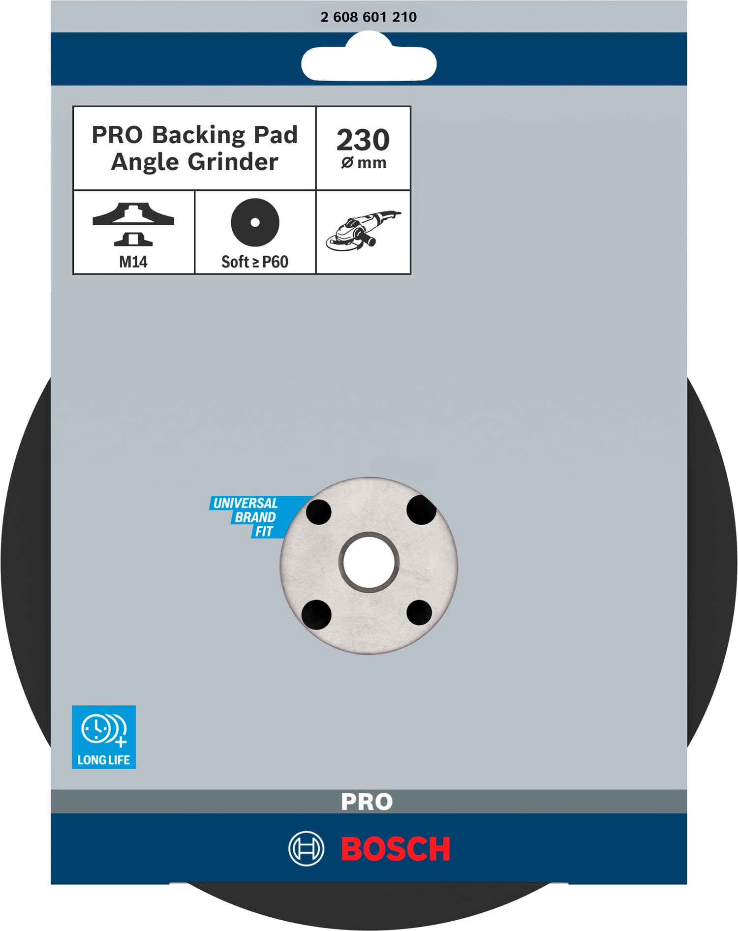 Bosch PRO Backing Pad plateau de ponçage M14 230 mm