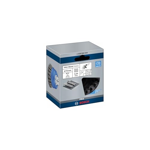 Bosch PRO Steel Brosse Boisseau 75 mm M14 Acier
