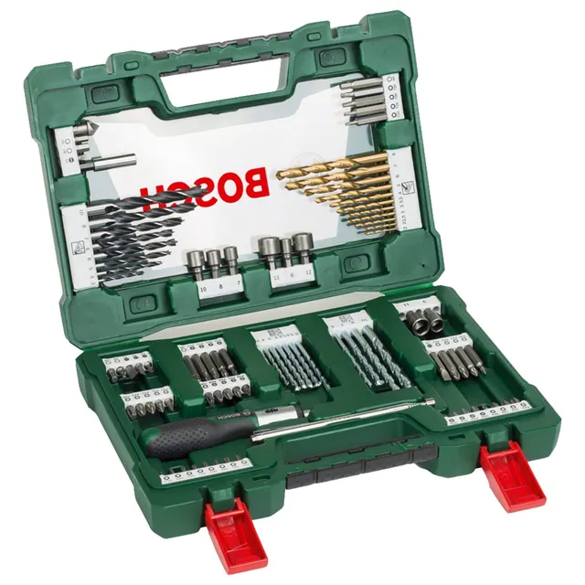 Bosch V-Line coffret forets embouts 91 pièces titane