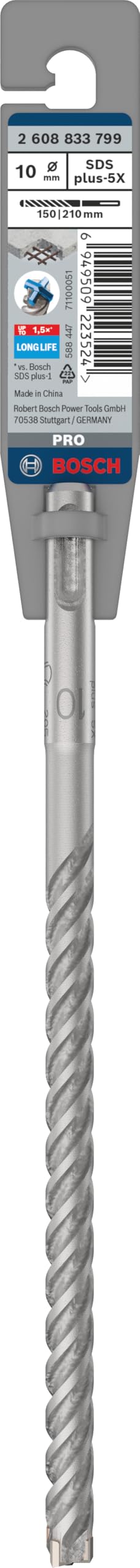 Bosch Pro SDS plus-5X foret béton carbure 4 taillants