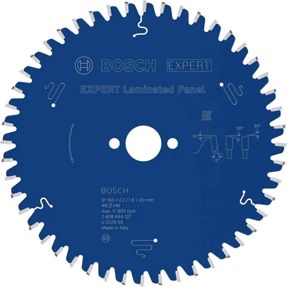 Bosch EXPERT Laminated Panel lame circulaire 160 mm T48