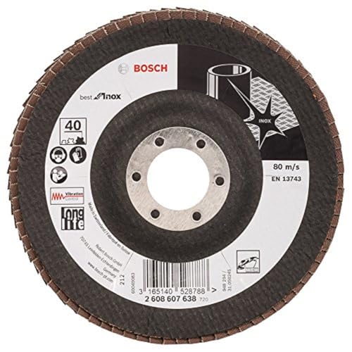 Bosch X581 Best for Inox disque à lamelles 125 mm grain 40